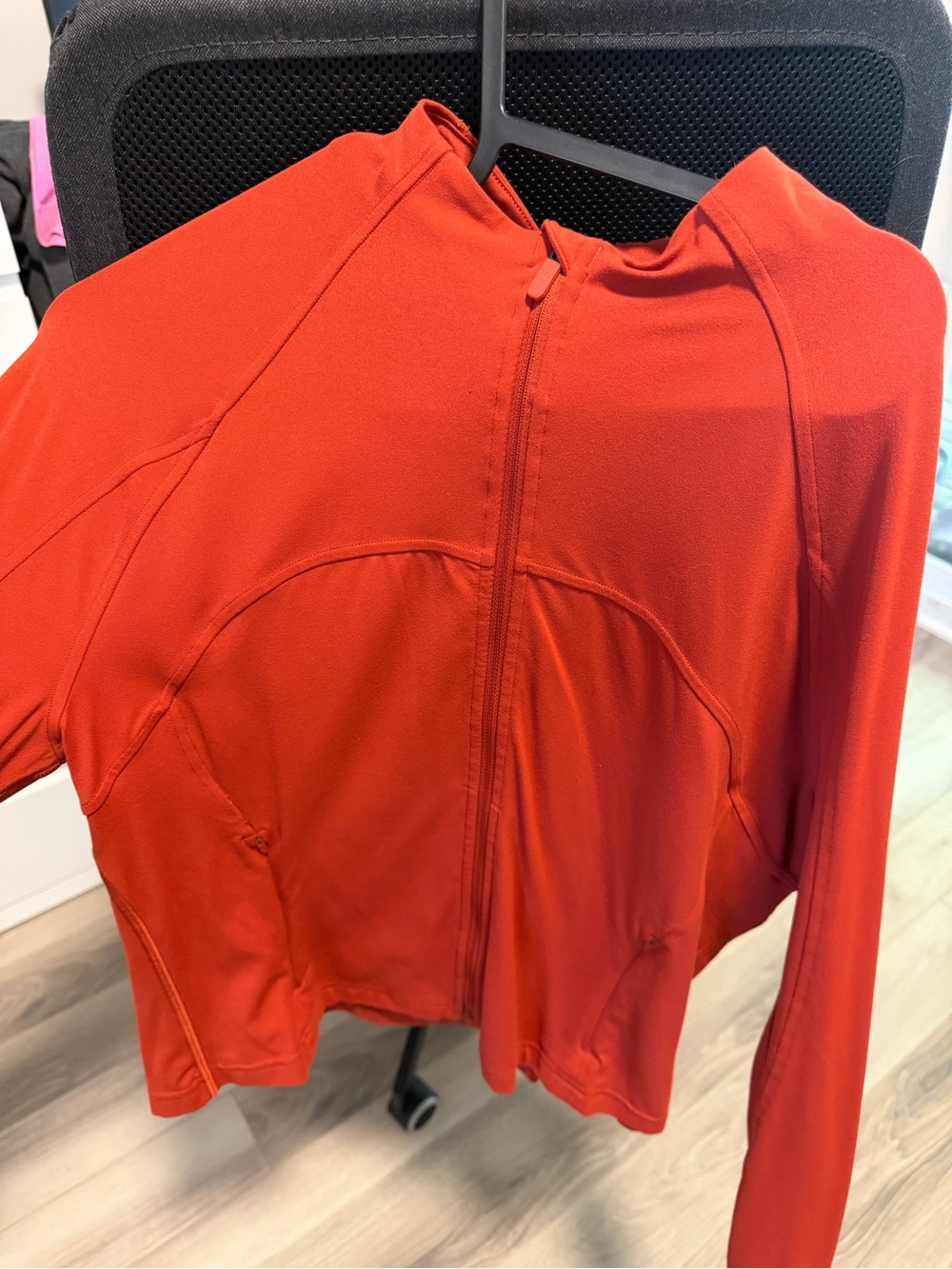 Lululemon Define Jacket – Original/Older Style – Red Orange – Size 12
